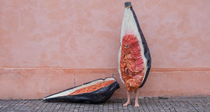 Ett fikon-konstverk.