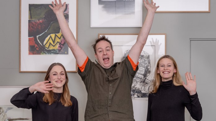 Tre superglada konstpedagoger