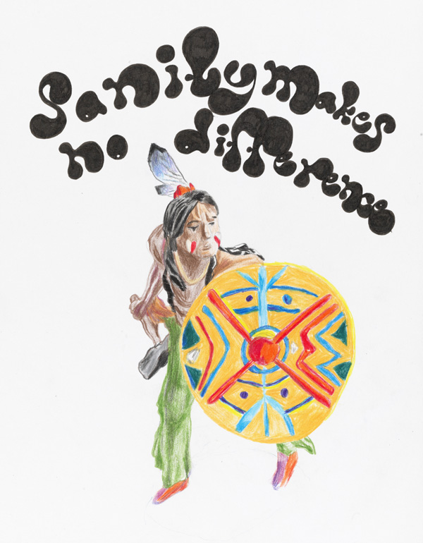 Lukas Göthman/Roger Metto, Sanity makes no difference,, färgpenna och tusch på papper, 2015.  Foto: Per Myrehed. ©Lukas Göthman, Roger Metto/BUS 2015 