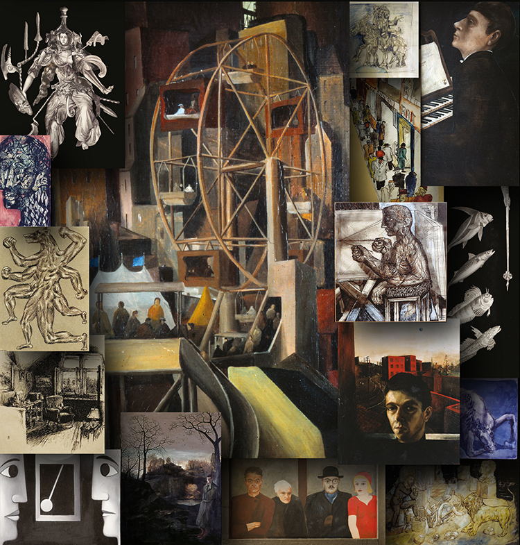 Peter Weiss bild till katalogomslag