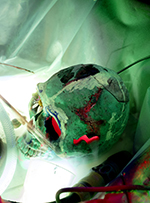 Finn Öhlund, detalj från installation. Foto Pär Fredin