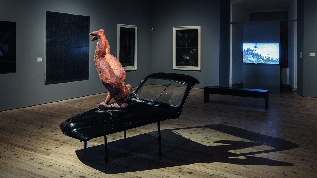 En man blir påkörd av en bil