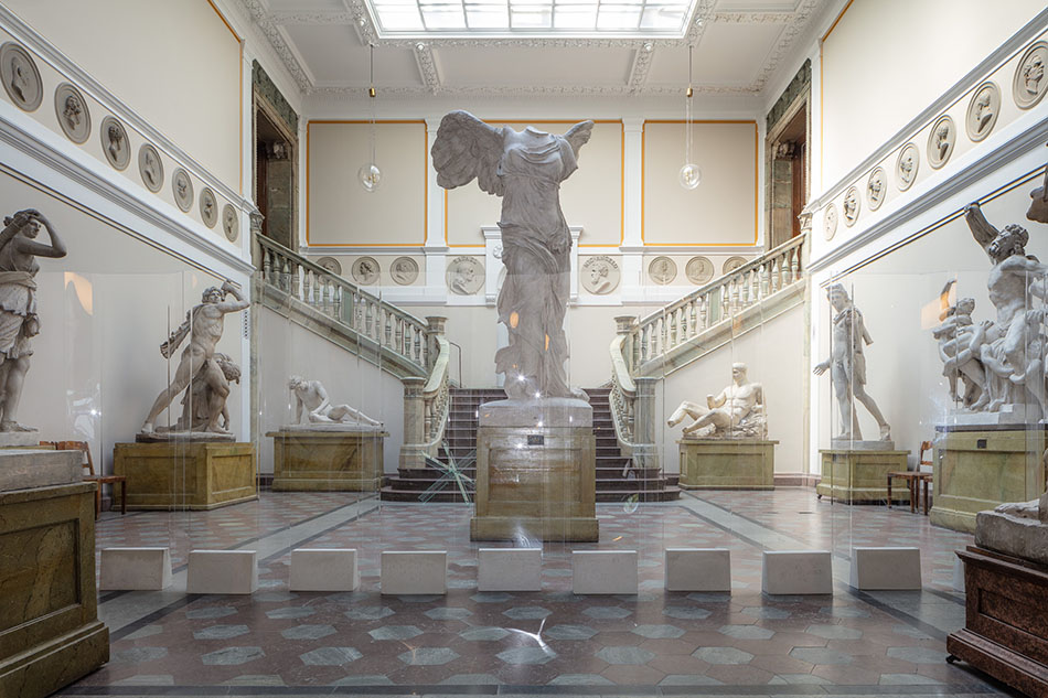 Mourad Kouri, To draw a line, 2018. Foto Jean Baptiste Béranger Mourad Kouri, To draw a line, 2018. Foto Jean Baptiste Béranger