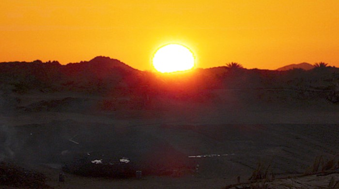 Bild på solnedgång