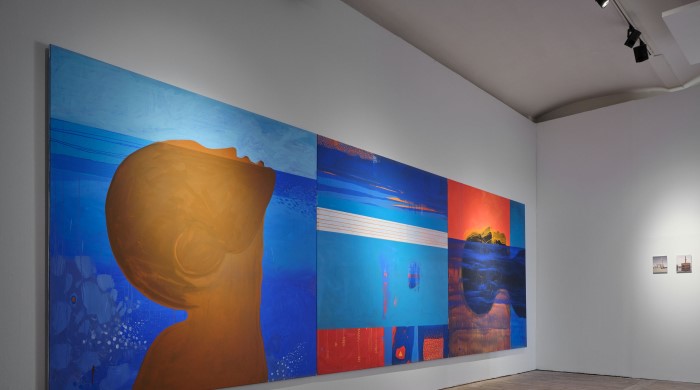 Bild på stor målning.